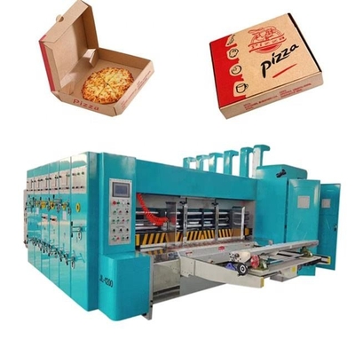 Φλεξο εκτύπωση κυματοειδές κουτί κουτί μηχανή Κουτί πίτσα δημιουργώντας αυτόματα