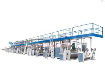 5 μηχανή κατασκευής χαρτοκιβωτίων εγγράφου κιβωτίων γραμμών παραγωγής ζαρωμένου χαρτονιού πτυχών 2000mm