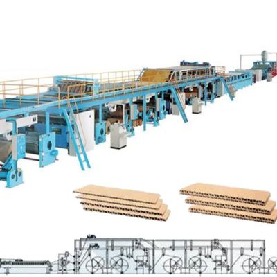 7 ζαρωμένου χαρτονιού γραμμών παραγωγής στρώματα κιβωτίων χαρτοκιβωτίων που κάνουν 2500kg