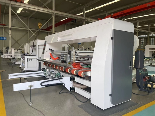 Φόλτερ Gluer κυματοειδές κουτί χαρτονιού Μηχανή συμπαγή δομή