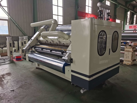 Αυτόματη 1400mm ενιαία ζαρωμένη Facer ηλεκτρική θέρμανση φλαούτων μηχανών Ε