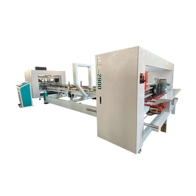Φόλτερ Gluer 2600 mm κυματοειδής συσκευή για ταχύτητα σχηματισμού